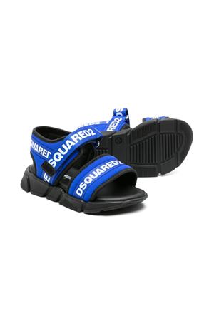 Black Leather Sandals DSQUARED KIDS | 7765902